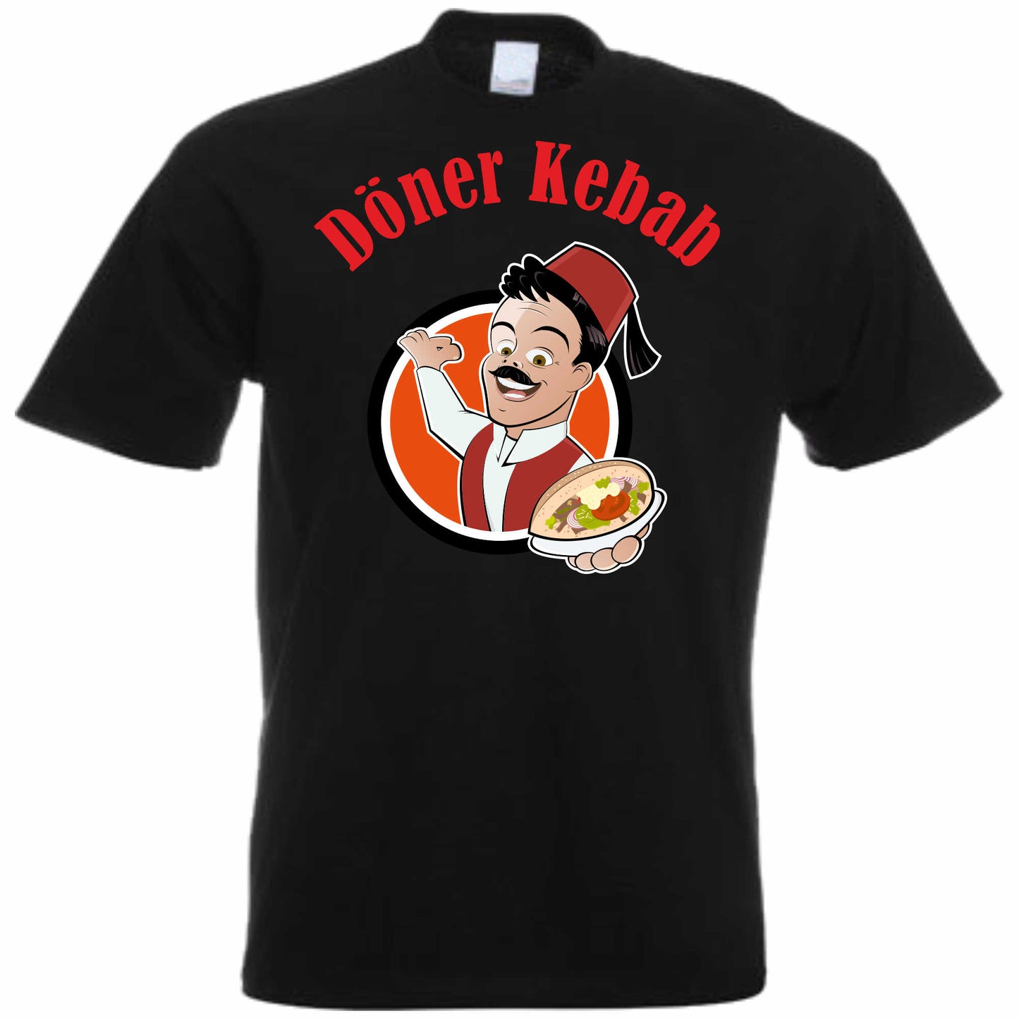 T-Shirt Herren - Döner Kebab - Kebap mit Dönermann