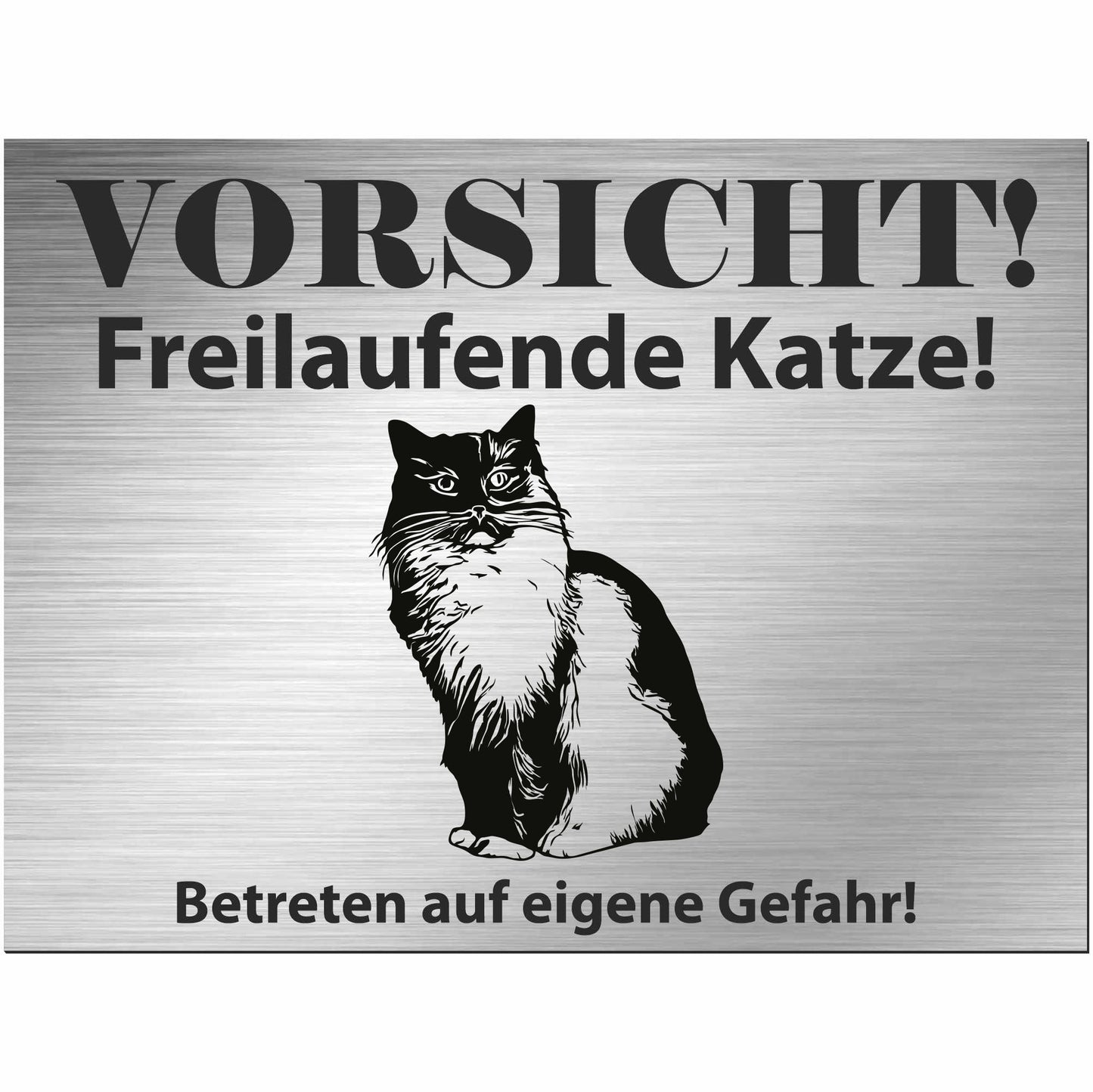 Ragdoll Katze - Schild bedruckt - Spruch - Deko Geschenkidee