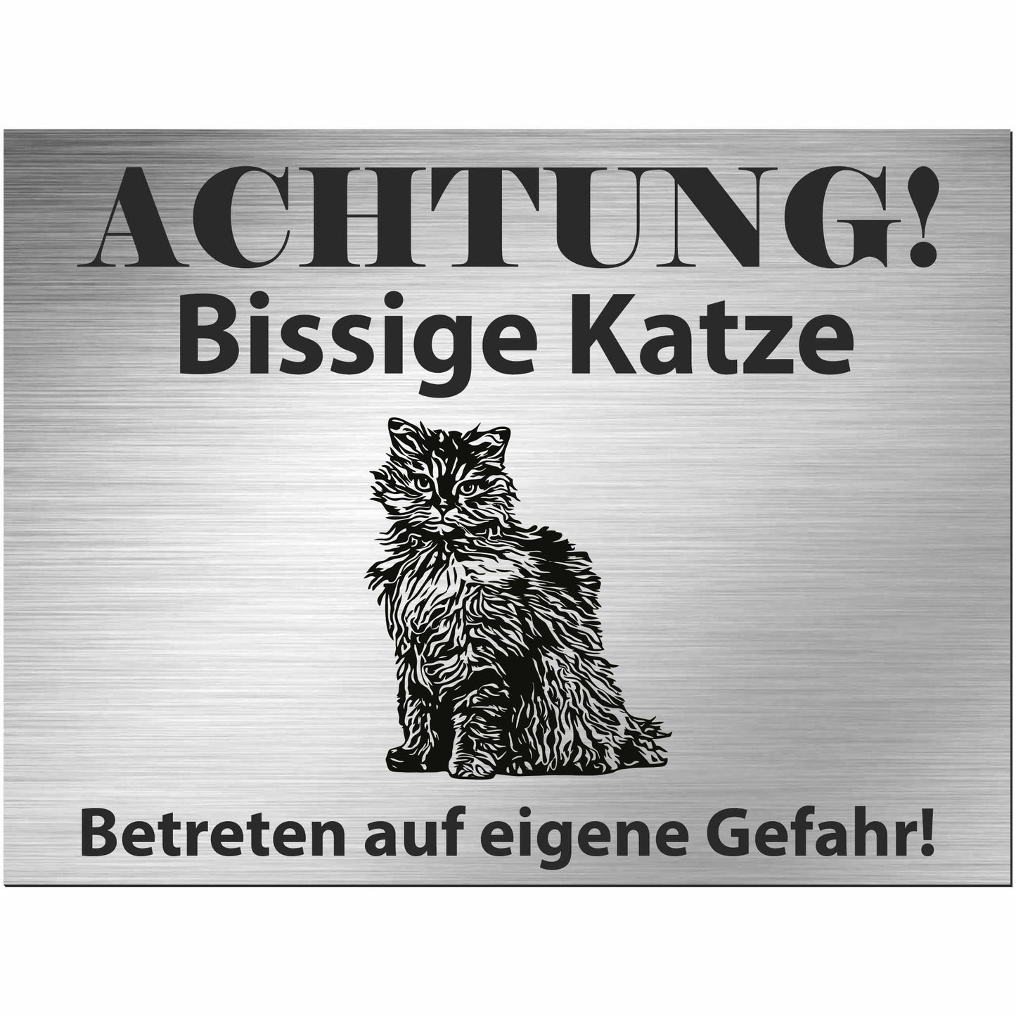 Selkirk Rex  - Schild bedruckt - Spruch - Deko Geschenkidee