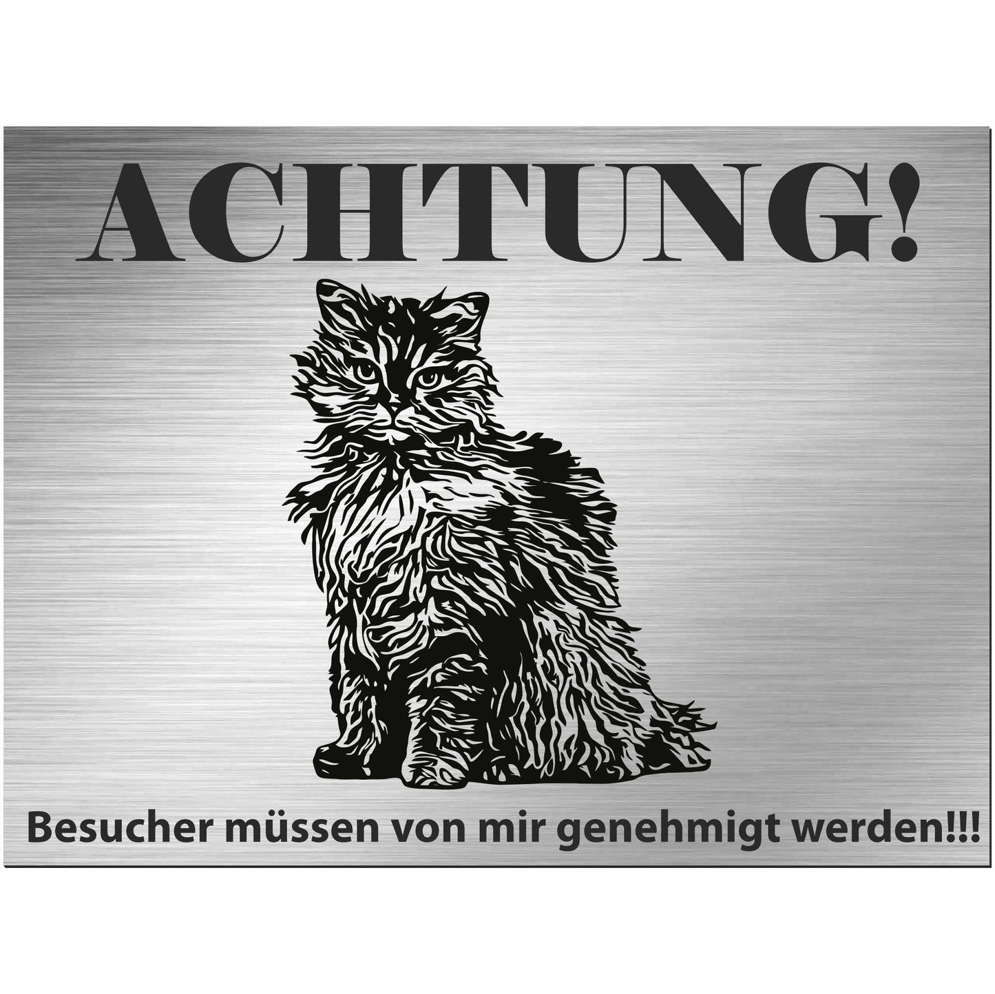 Selkirk Rex  - Schild bedruckt - Spruch - Deko Geschenkidee