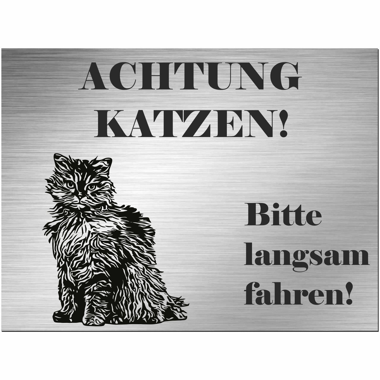 Selkirk Rex  - Schild bedruckt - Spruch - Deko Geschenkidee