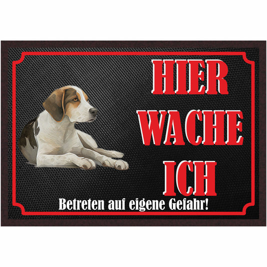 Fussmatte Hund - Beagle - 50x35 cm mit lustigem Spruch