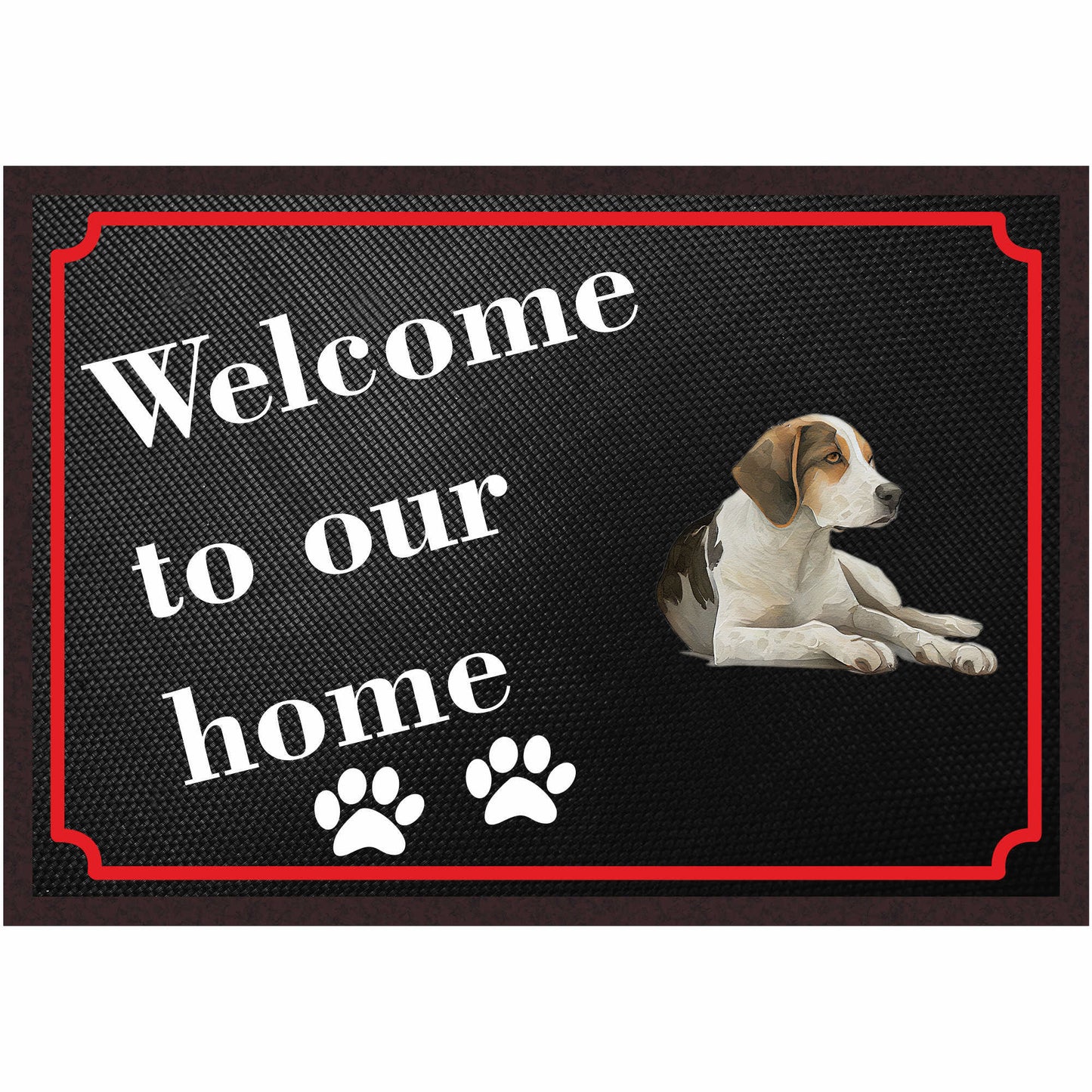 Fussmatte Hund - Beagle - 50x35 cm mit lustigem Spruch
