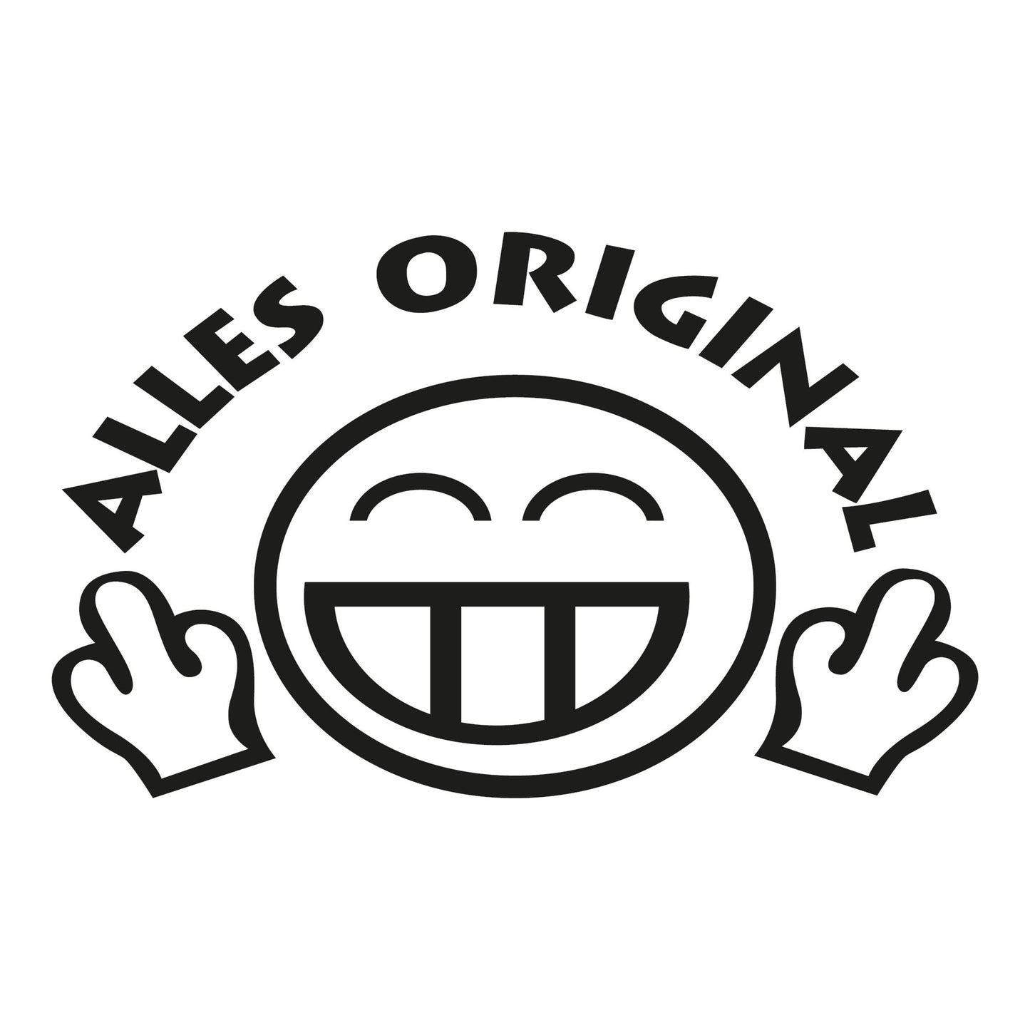 Autoaufkleber - Alles Original - 180x110 mm