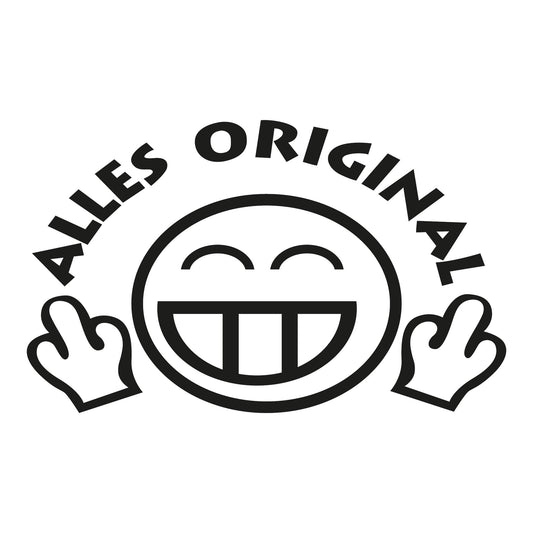 Autoaufkleber - Alles Original - 180x110 mm