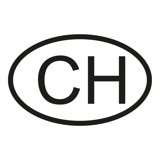 Autoaufkleber - Schweiz CH - 110x70 mm