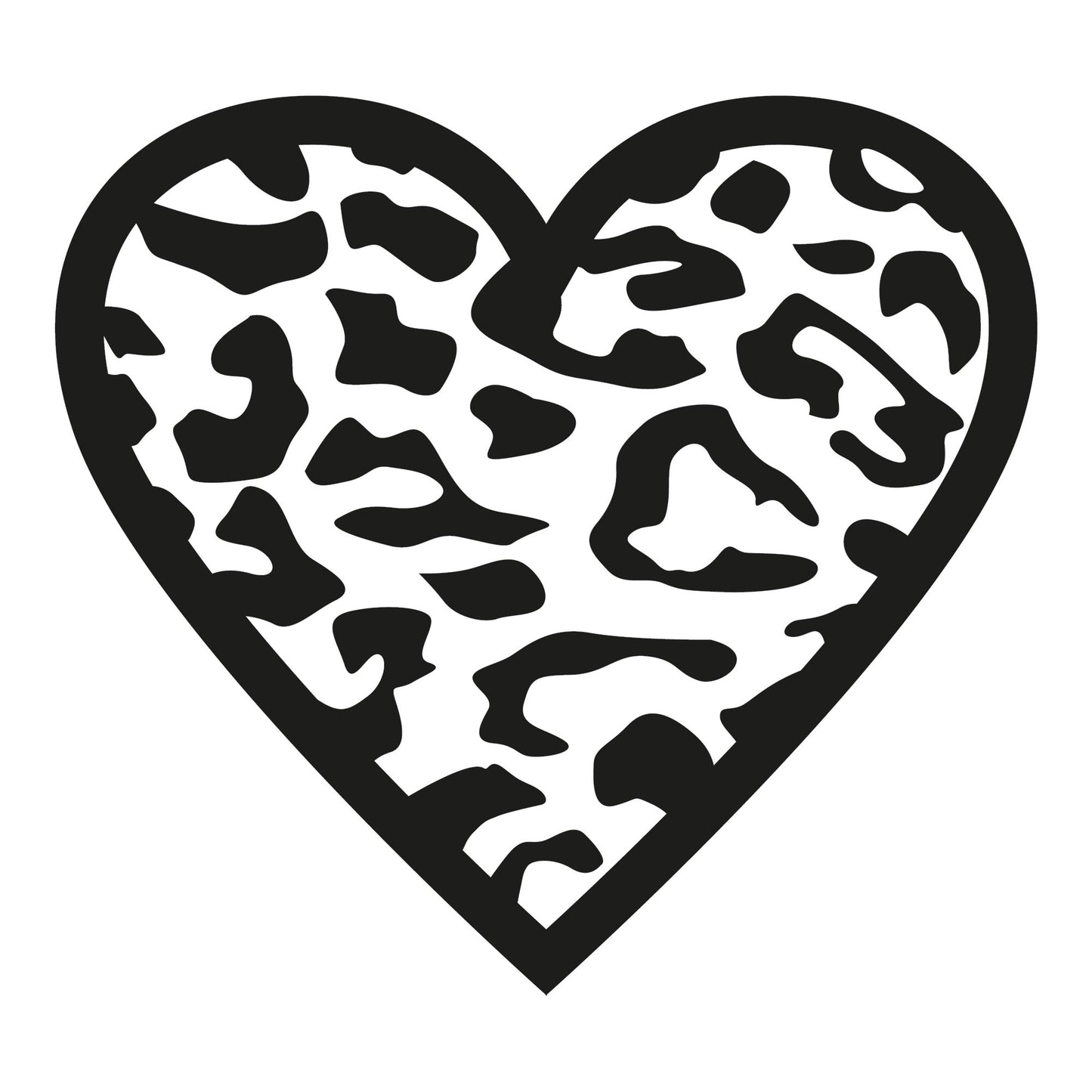 Autoaufkleber - Leopard - 120x110 mm