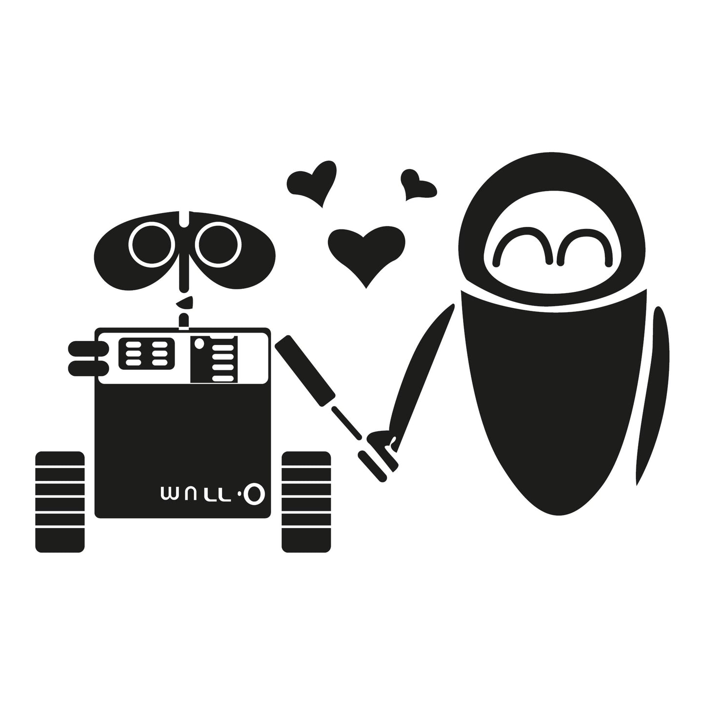 Autoaufkleber - Computerliebe - 190x120 mm