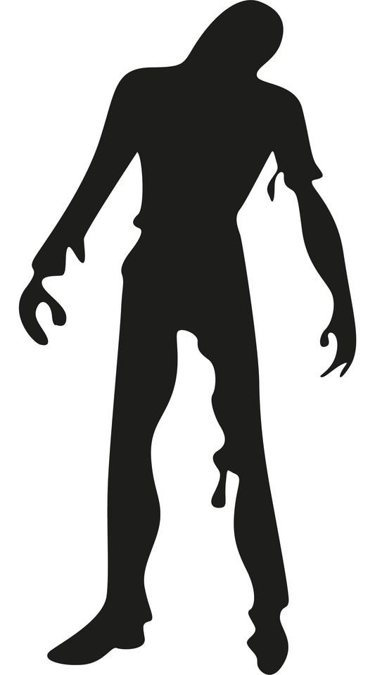 Autoaufkleber - Zombie white - 120x60 mm