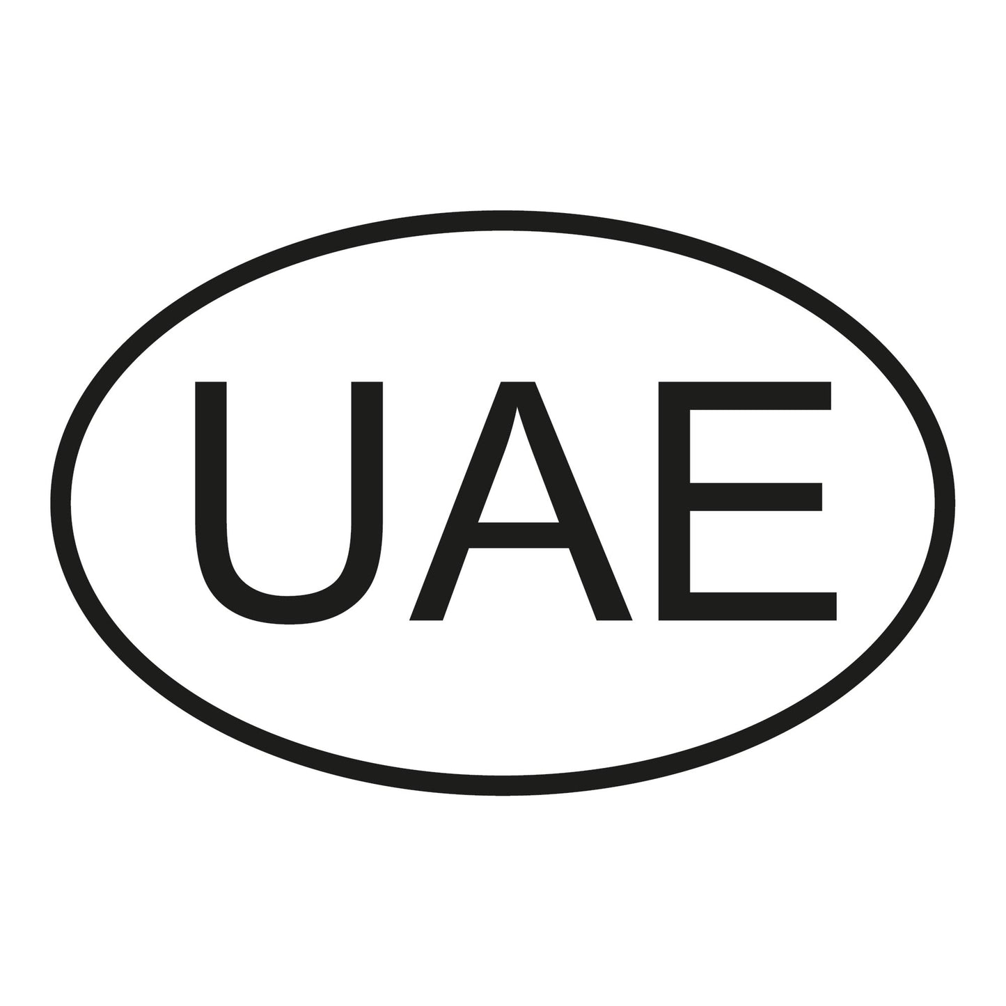 Autoaufkleber - Vereinigte Arabische Emirate Uä - 110x70 mm