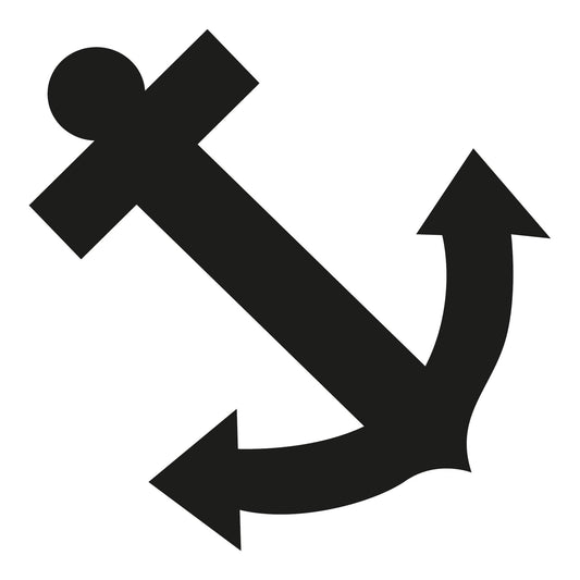 Autoaufkleber - Anker - 120x120 mm