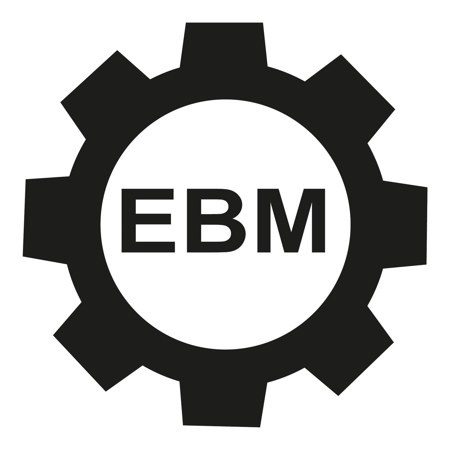 Autoaufkleber - Ebm Zahnrad - 120x120 mm