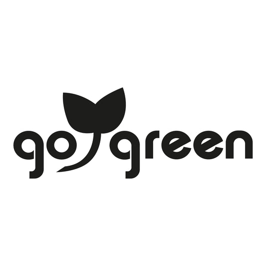 Autoaufkleber - go green - 210x80 mm