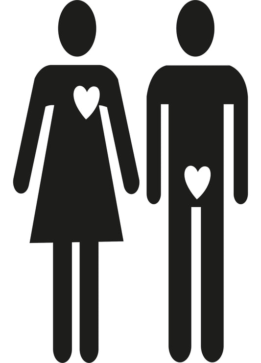 Autoaufkleber - Wahre Liebe - 170x110 mm