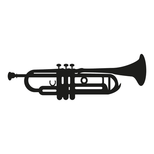 Autoaufkleber - Trompete - 210X70 mm