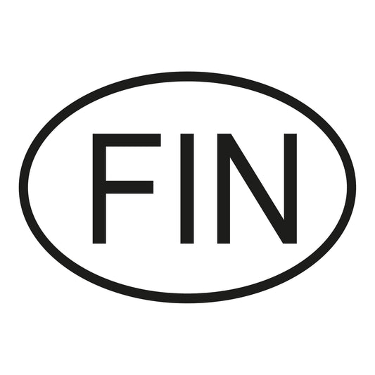 Autoaufkleber - Finnland FIN - 160x110 mm