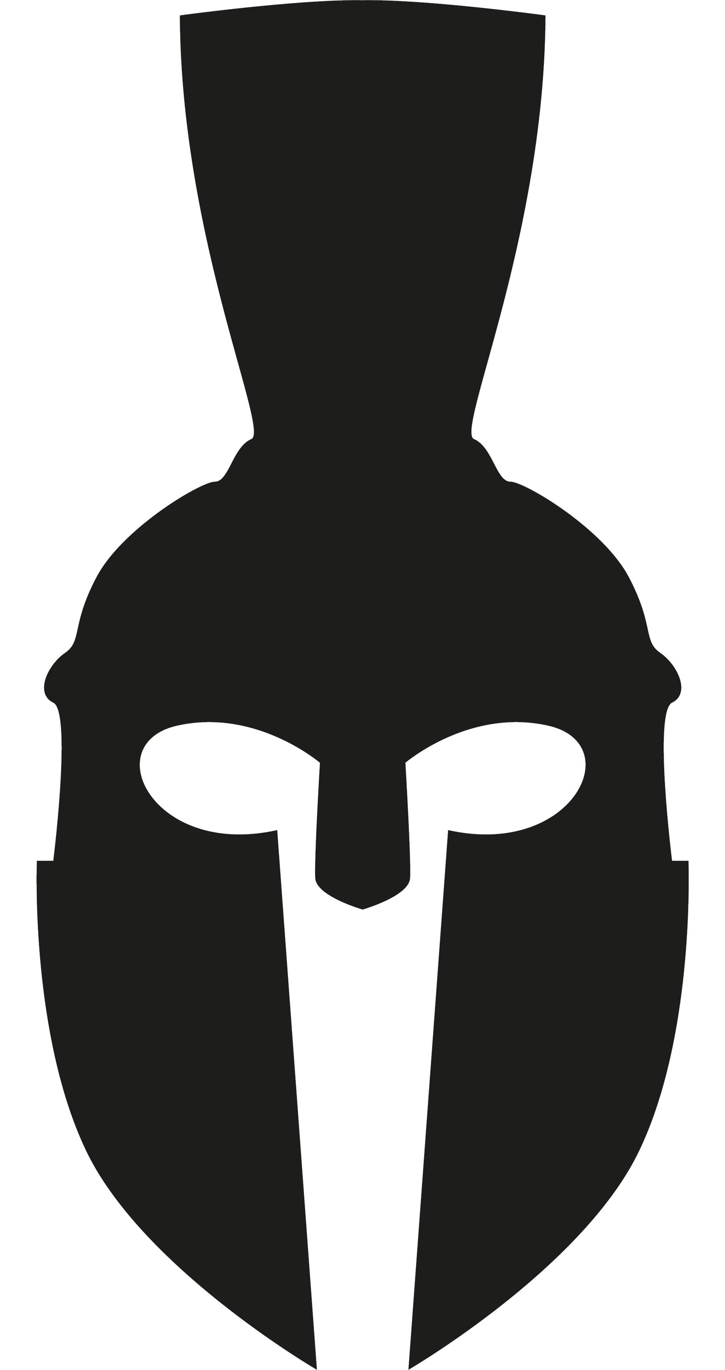Autoaufkleber - Spartaner Kamm - 120x100 mm