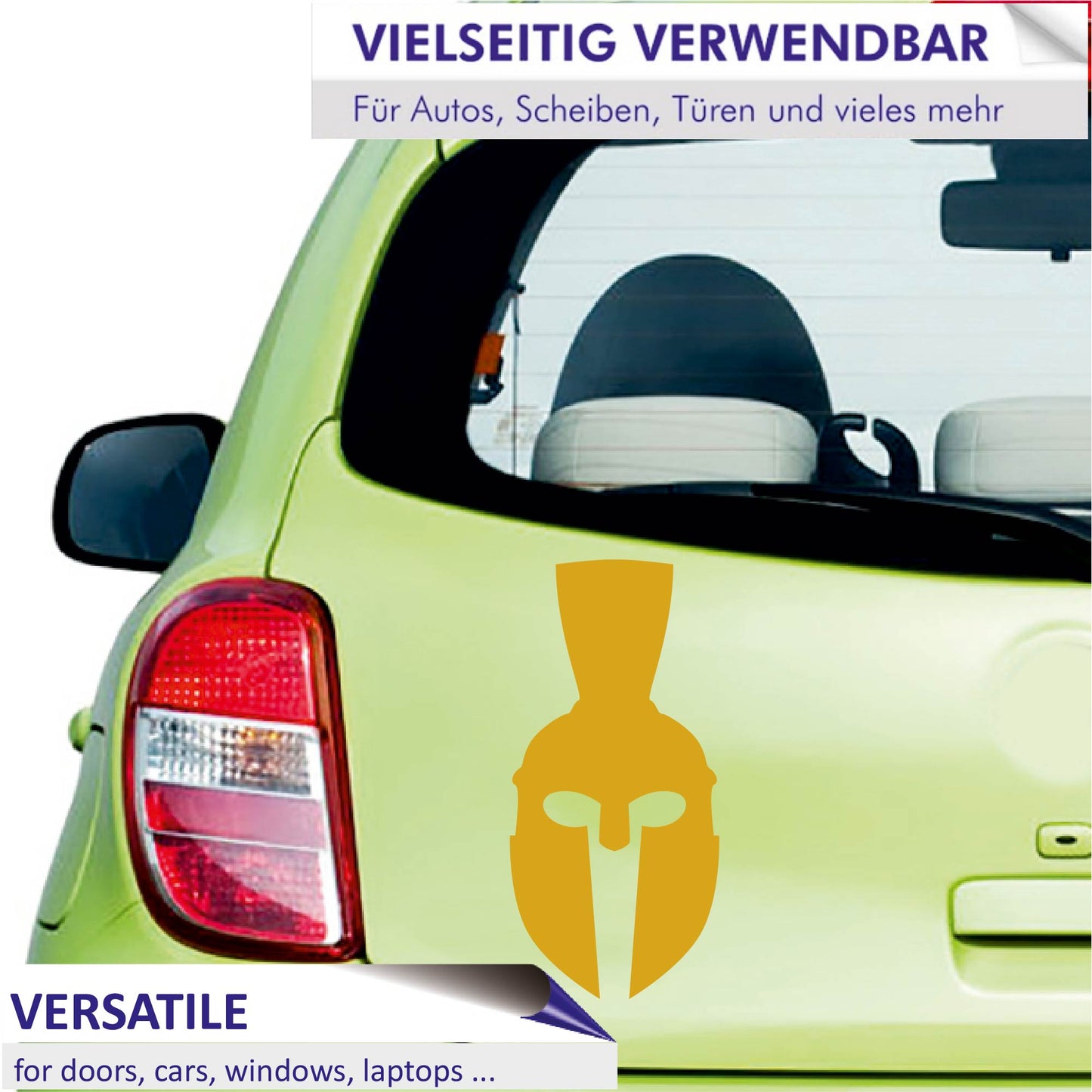 Autoaufkleber - Spartaner Kamm - 120x100 mm