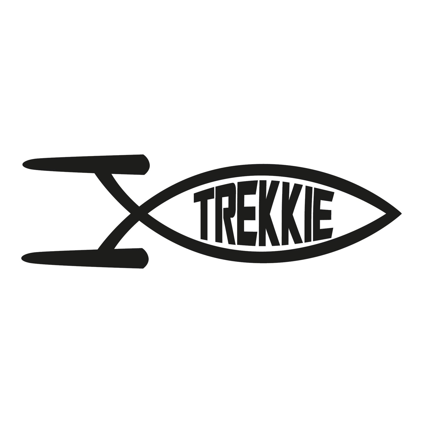 Autoaufkleber - Trekkie Fisch - 200x600 mm
