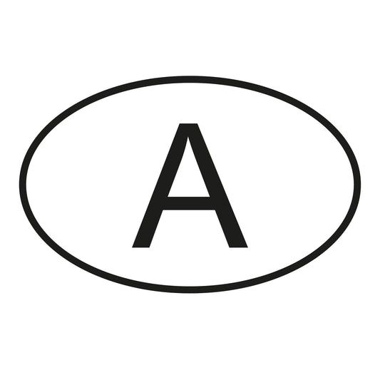 Autoaufkleber - Österreich A - 110x70 mm