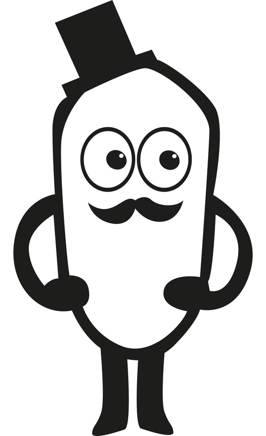 Autoaufkleber - Mr. Mustache - 200x110 mm