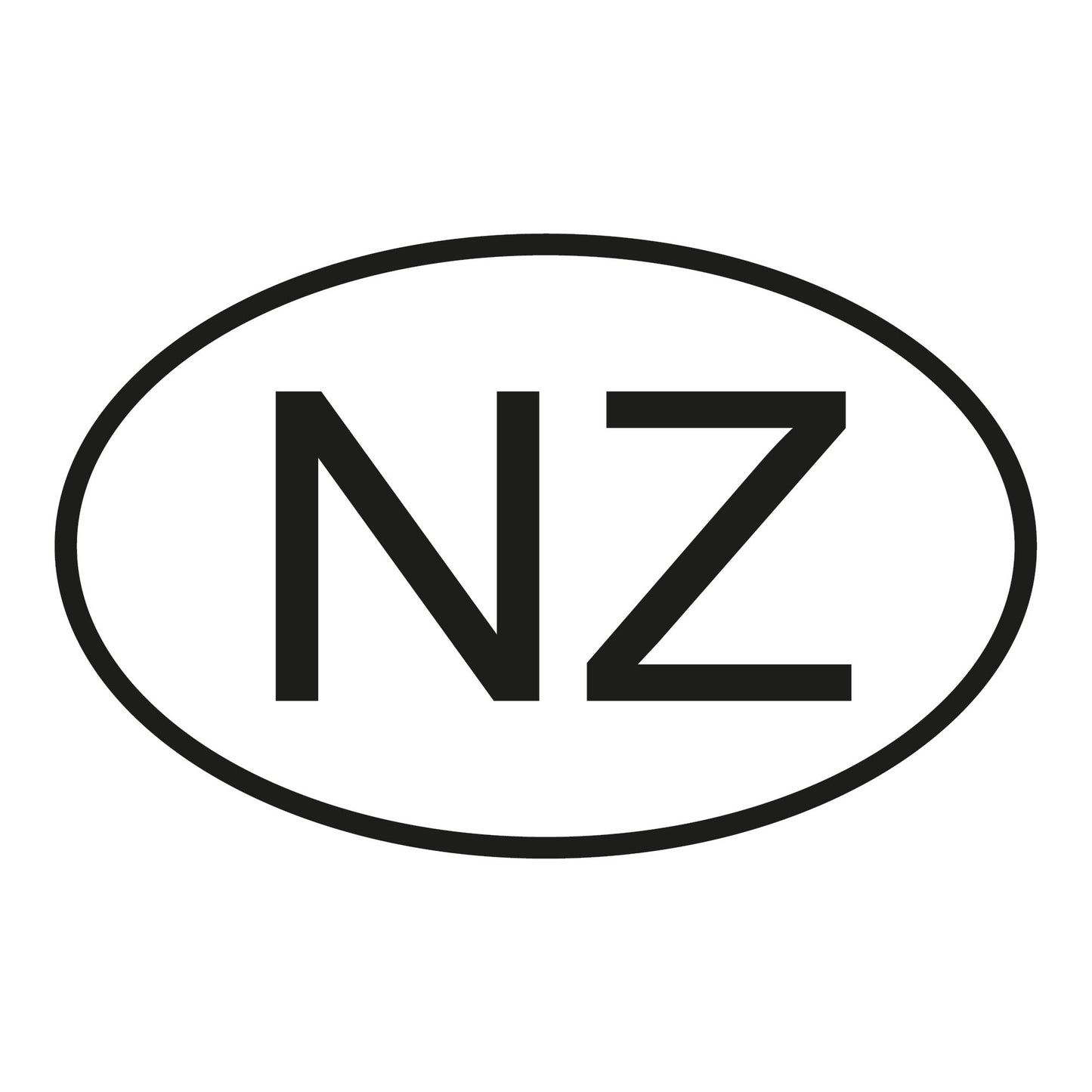 Autoaufkleber - Neuseeland - 110x70 mm