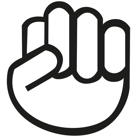 Autoaufkleber - The Shocker Fist - 110cx120 mm