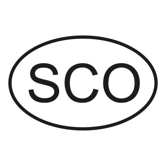 Autoaufkleber - Schottland SCO - 110x70 mm