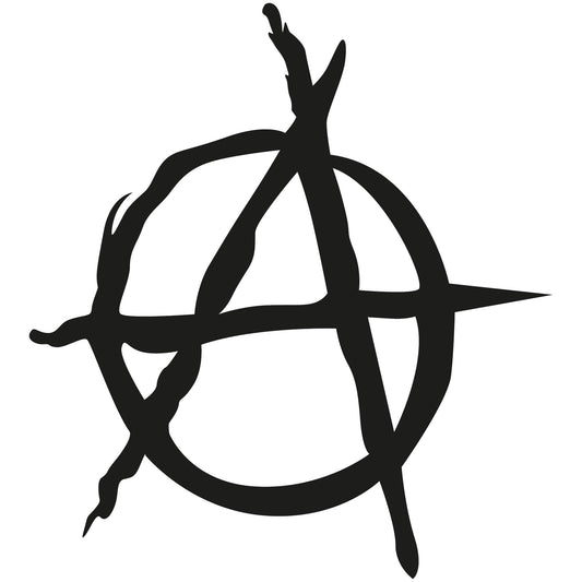 Autoaufkleber - Anarchie - 110x100 mm
