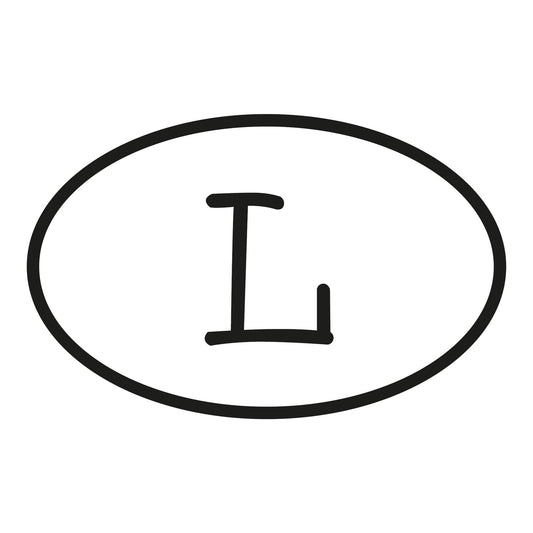 Autoaufkleber - Luxemburg L - 110x70 mm