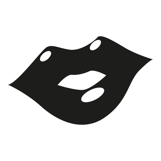 Autoaufkleber - Kussmund - 180x110 mm