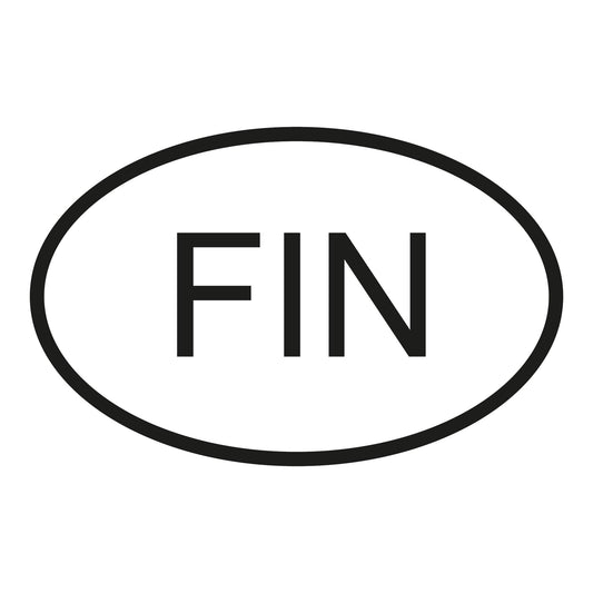 Autoaufkleber - Finnland FIN - 110x70 mm