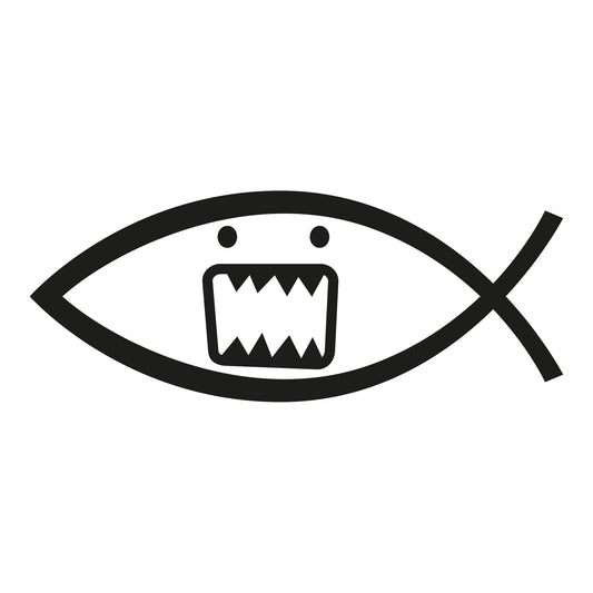 Autoaufkleber - Domo Fisch - 150x60 mm