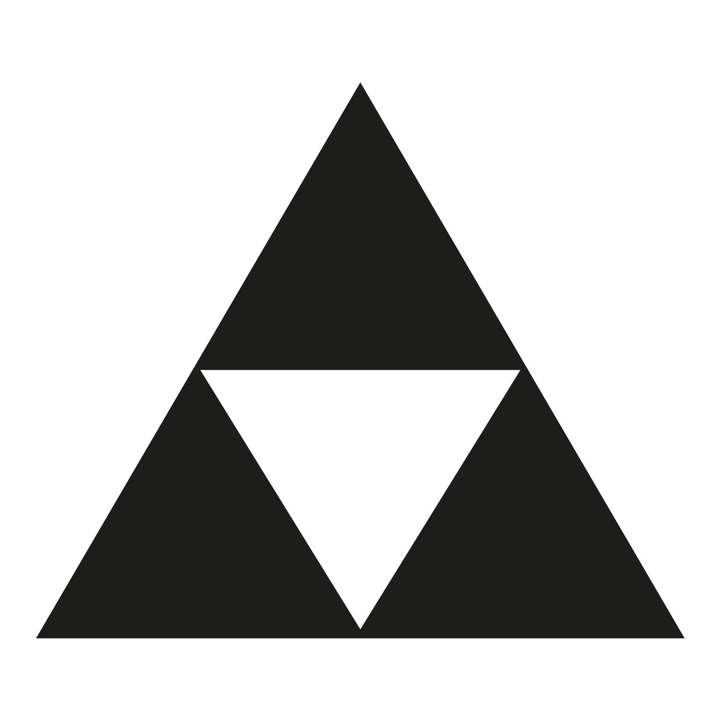Autoaufkleber - Triforce - 140x120 mm