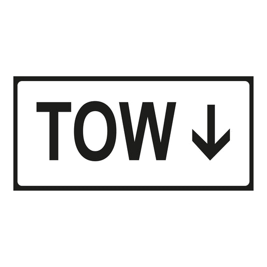 Autoaufkleber - Tow - 210x100 mm