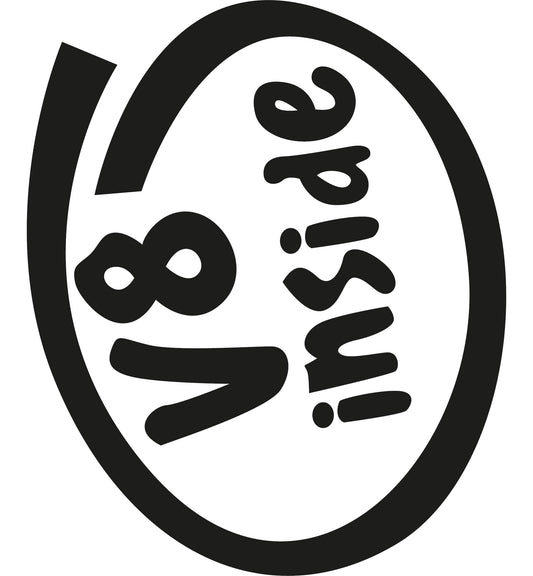 Autoaufkleber - V8 inside - 120x10 mm