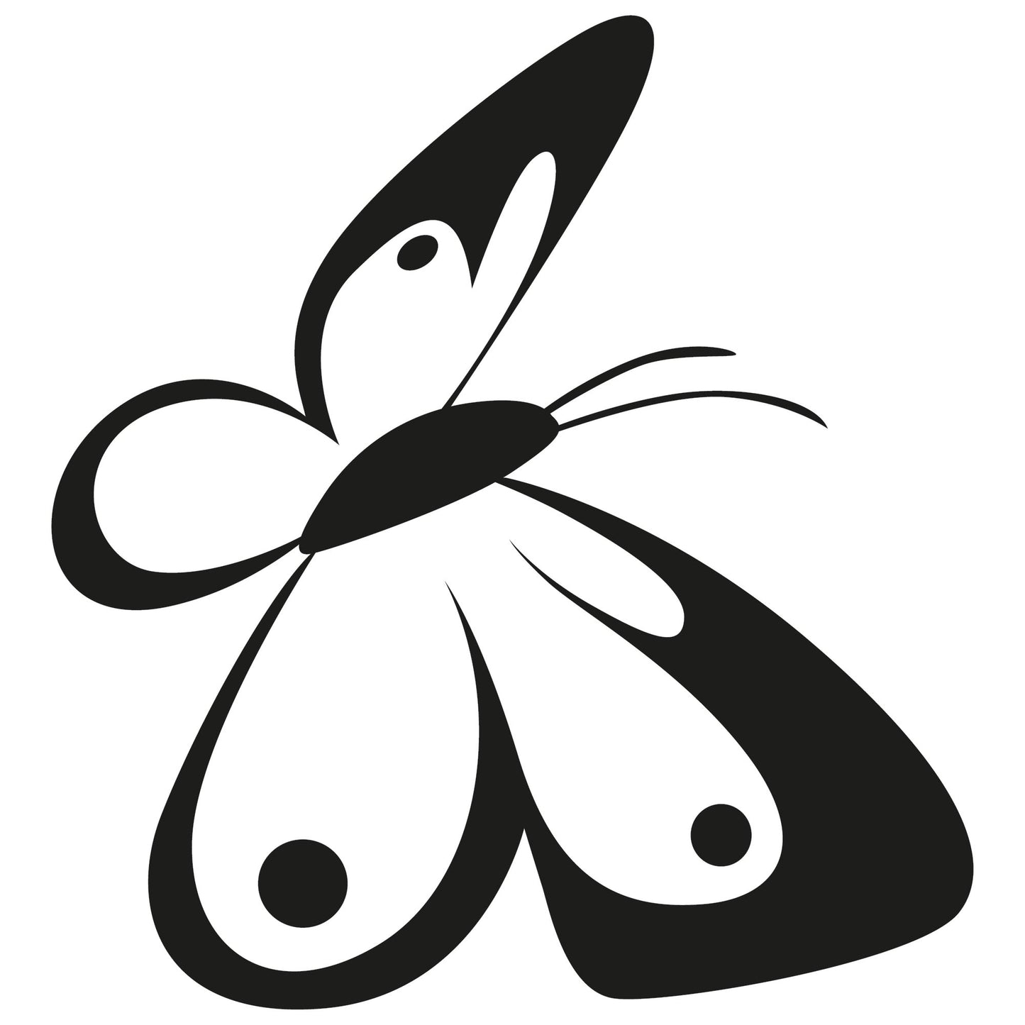 Autoaufkleber - Schmetterling - 160x110 mm