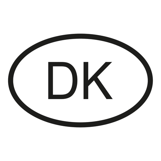 Autoaufkleber - Dänemark - 110x70 mm