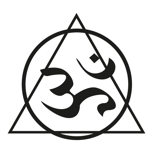 Autoaufkleber - Om Zeichen - 120x120 mm