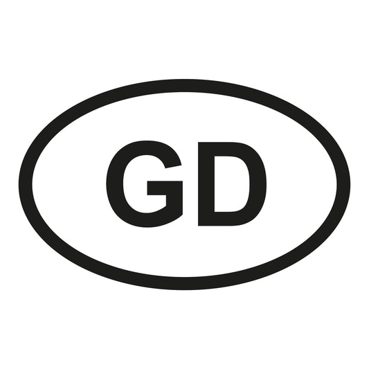 Autoaufkleber - Grenada GD - 110x70 mm