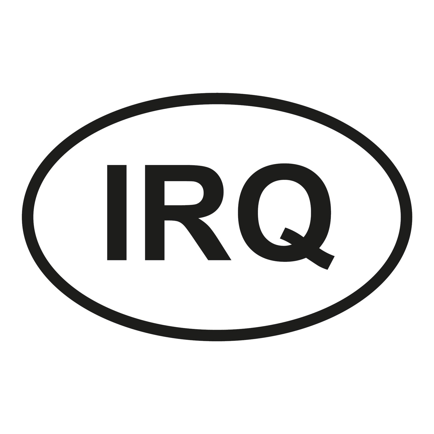 Autoaufkleber - Irak IRQ - 110x70 mm