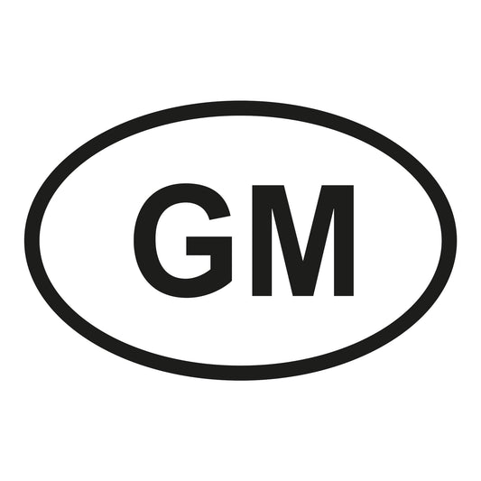 Autoaufkleber - Gambia GM - 110x70 mm
