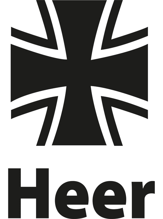 Autoaufkleber - Deutsches Heer - Bundeswehr - 150x100 mm