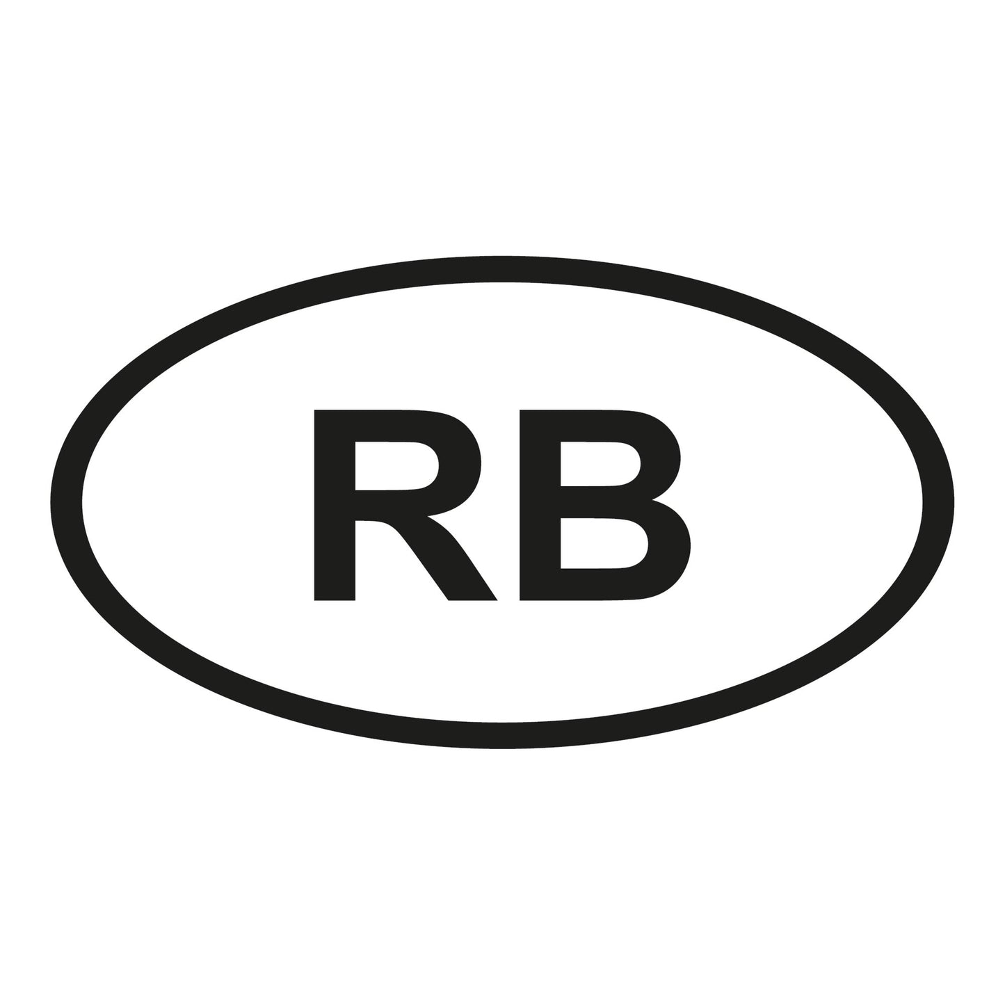 Autoaufkleber - Botswana RB - 110x60 mm