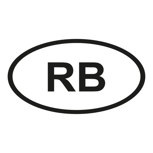 Autoaufkleber - Botswana RB - 110x60 mm