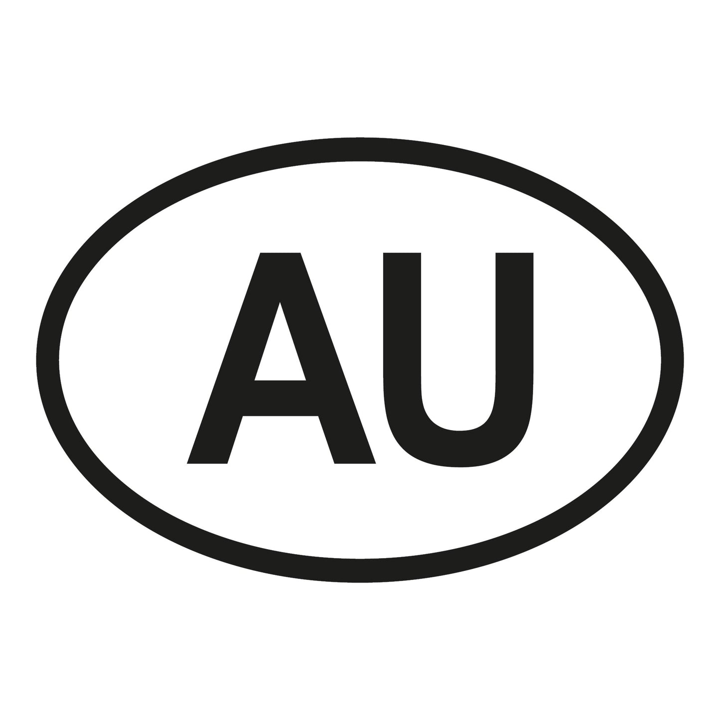 Autoaufkleber - Australien AU - 160x110mm