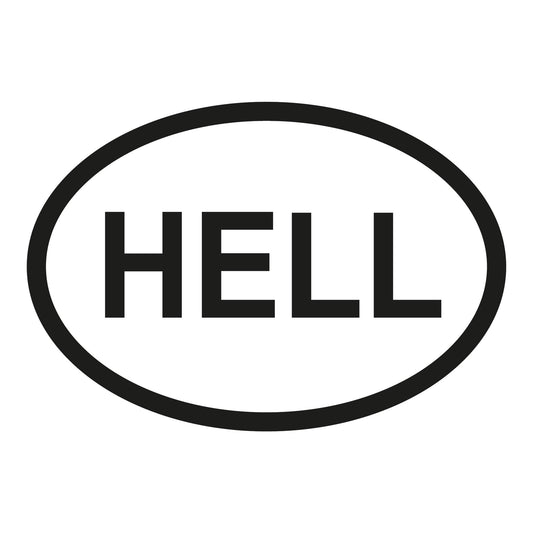 Autoaufkleber - HELL - 160x110mm