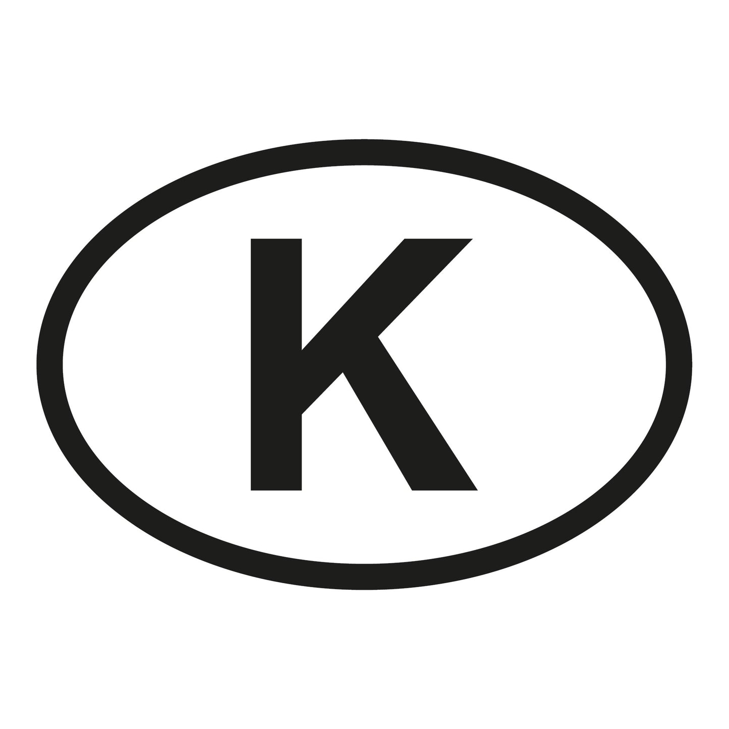 Autoaufkleber - Kambodscha K - 160x110mm