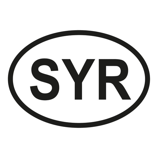 Autoaufkleber - Syrien SYR - 160x110mm