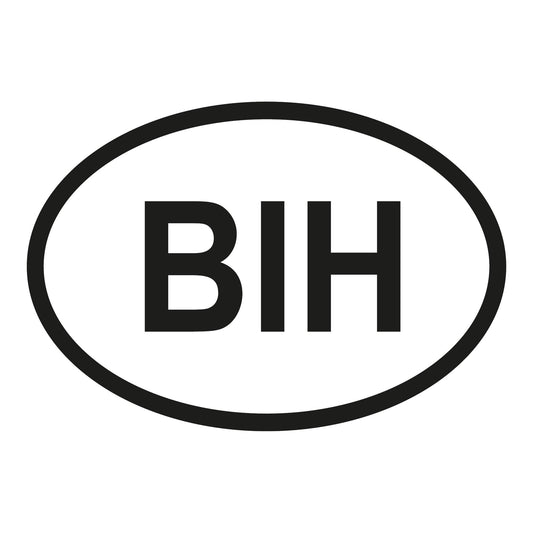 Autoaufkleber - Bosnien Herzegowina BIH - 160x110mm